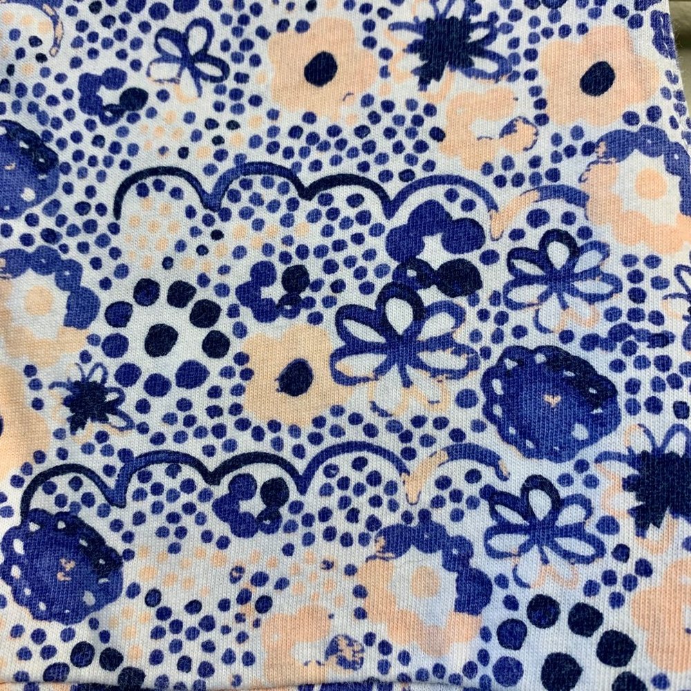 MILKSHAKE Swirls Summer Dress Girls 4 4T Flowers Cotton Toddler Girl Blue Pink - Picture 3 of 5